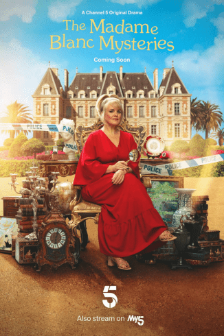 Poster for the TV Show, The Madame Blanc Mysteries.