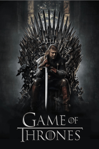 Poster for TV Show, Game of Thrones.
