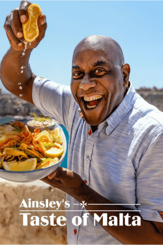 Poster for TV Show, Ainsley's Taste of Malta.