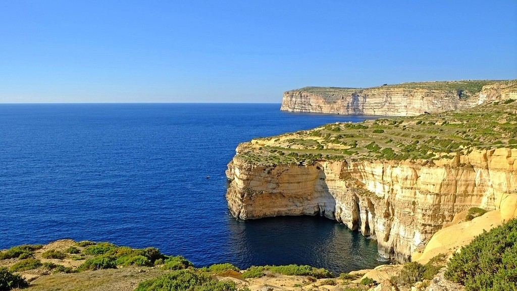 Sannap Cliffs, Gozo.