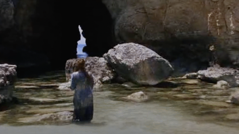 Julie Christie, as Thetis, Blue Lagoon, Comino.