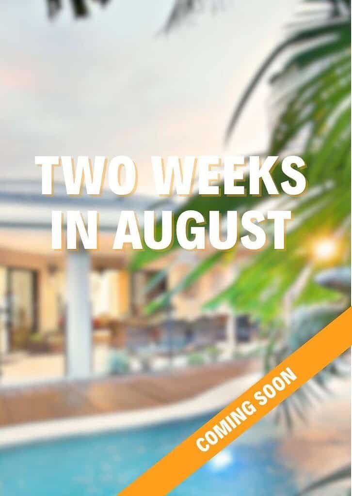 Poster for British drama series, Two Weeks in August.