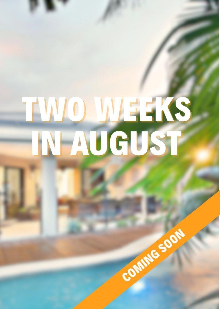 Poster for British drama series, Two Weeks in August.