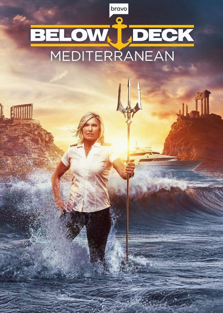 Poster for reality show, Below Deck: Mediterranean.
