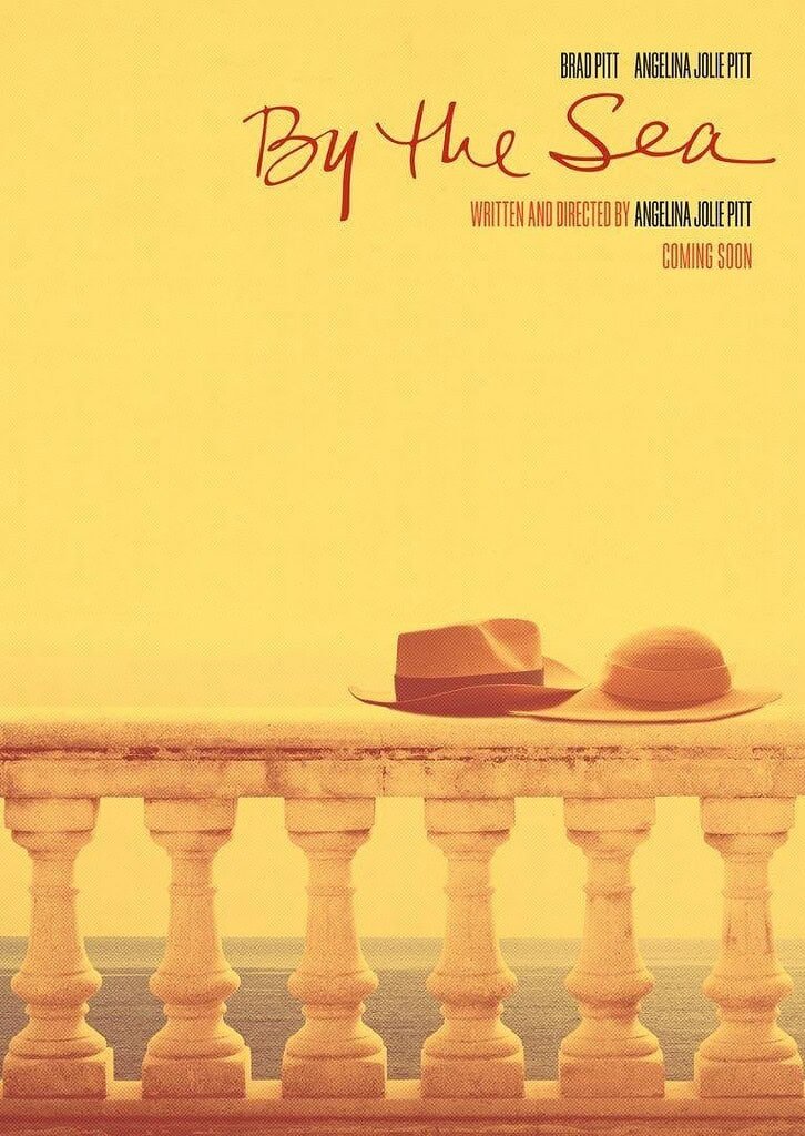 Poster for Angelina Jolie and Brad Pitt movie, By the Sea.