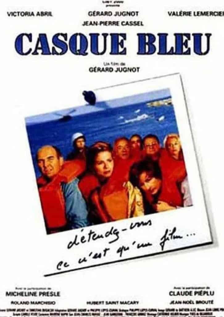 Poster for French movie, Casque Bleu.