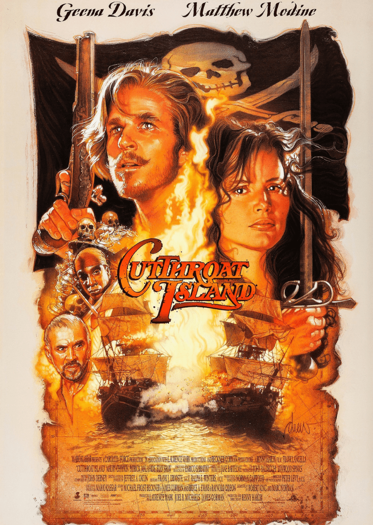 Movie poster for Cut Throat Island.