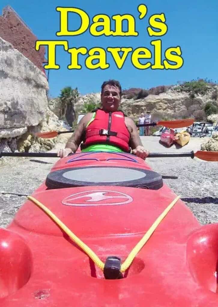 Poster for British Travel show, Dan's Travels.