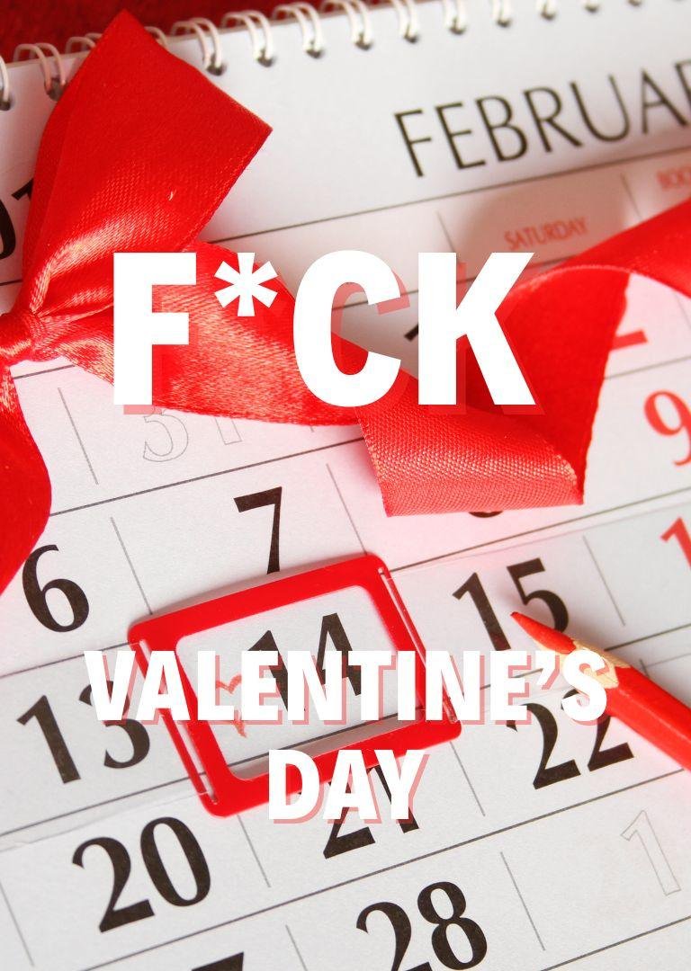 Poster for Marissa Tomei movie, F*ck Valentine's Day.