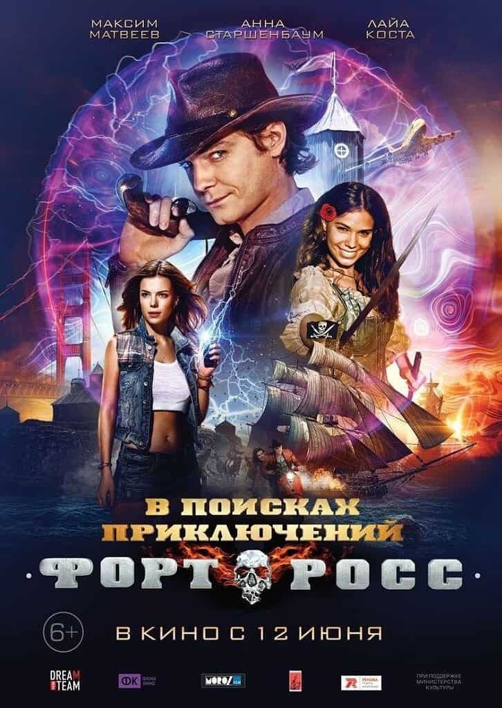 Poster for Russian movie, Fort Ross.