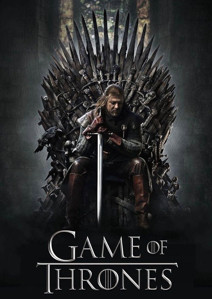Poster for HBO's, Game of Thrones.