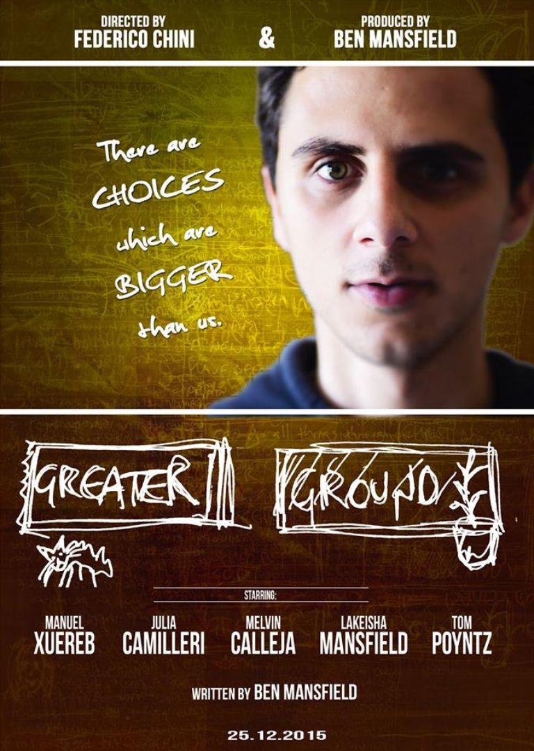 Poster for short film, Greater Ground.