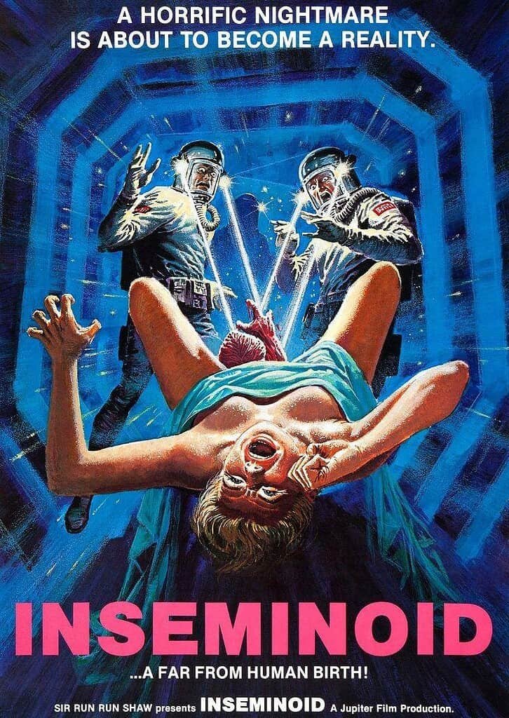 Poster for sexplotation movie, Inseminoid.
