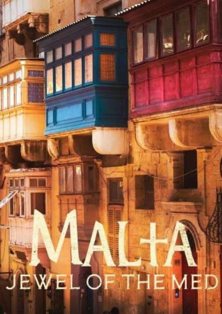 Poster for British TV travel show, Malta: Jewel of the Med.