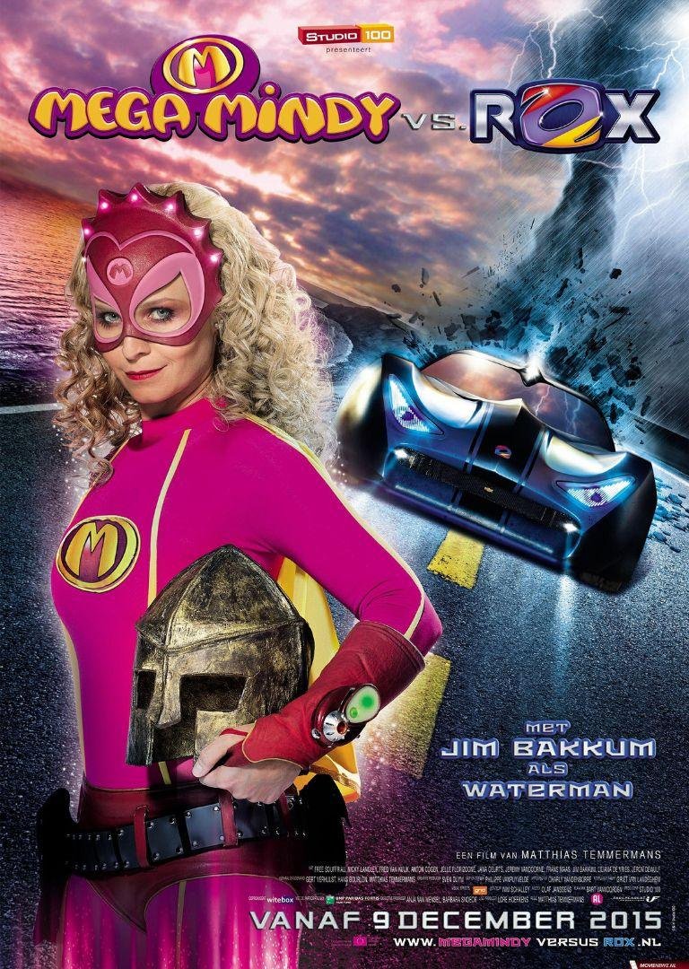 Poster for Belgian children's movie. Mega Mindy Versus ROX.
