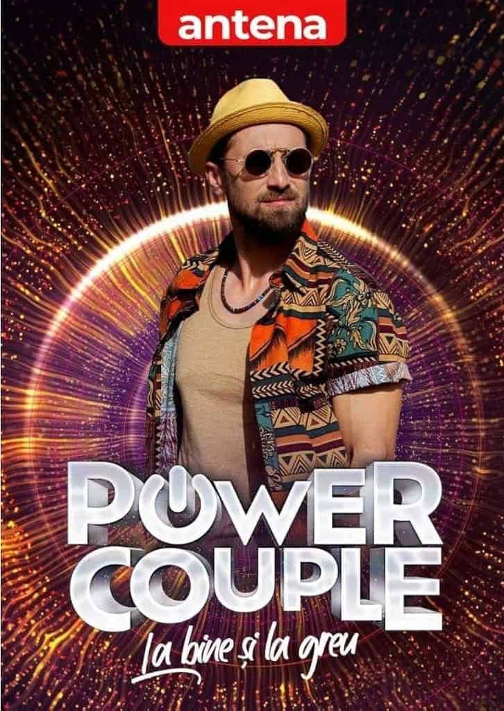 Poster for Romanian reality show, Power Couple.