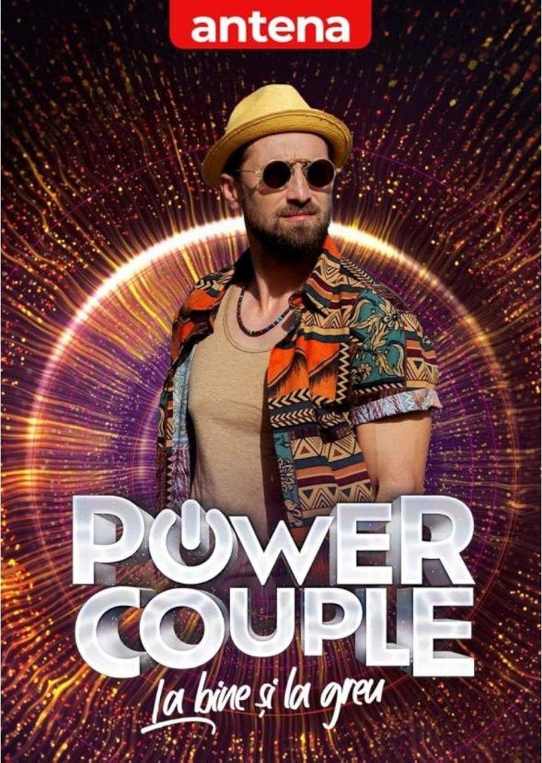 Poster for Romanian reality show, Power Couple.
