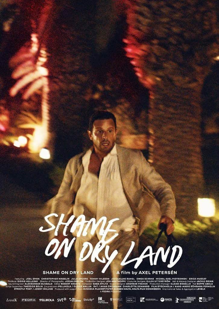 Poster for Swedish movie, Shame on Dry land.
