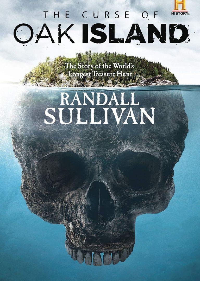 Poster for the history TV show, The Curse of Oak Island.