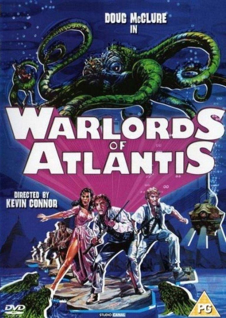 Poster for the movie, Warlords of Atlantis.