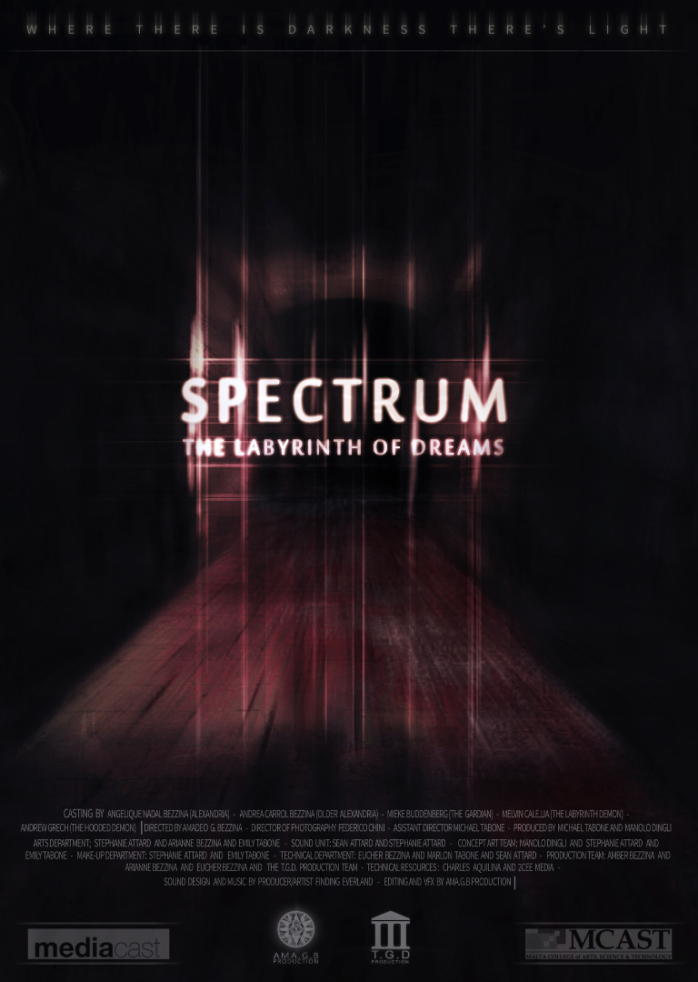 Poster for short film, Spectrum.