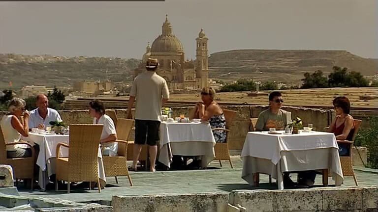 Breakfast on the roof terrace